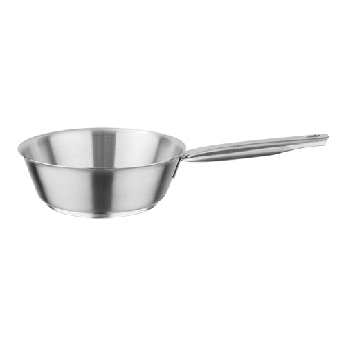 Conical Stainless Steel Sauteuse | Pujadas Inox Pro | 1.2 L | Ø18 x H6 cm 1