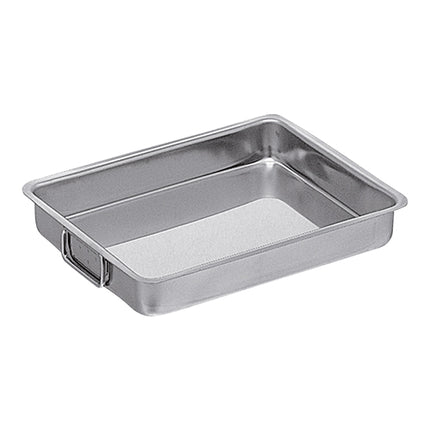 Pujadas Stainless Steel Roasting Pan with Movable Side Handles | 64 x 44 x H9 cm | 19 L 1