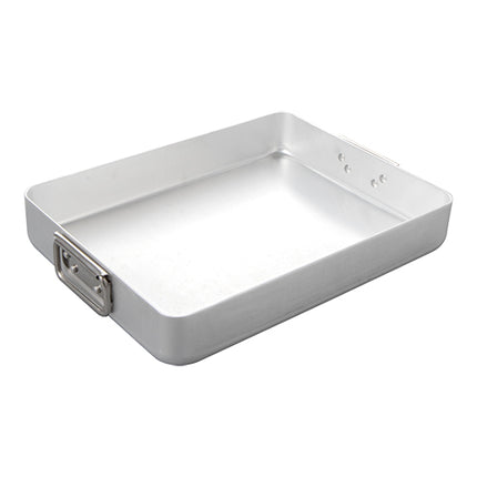Aluminium Roasting Pan with Movable Side Handles | Pujadas | 40 x 30 x H6.5 cm | 6.3 L 1