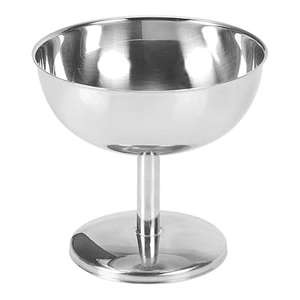 Stainless Steel 18/8 Sherbet Dish | EMGA | Ø9.5 x H8.5 cm, 0.150 L 1