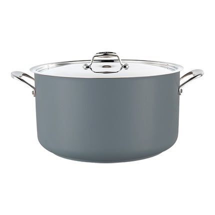 18/10 Stainless Steel Medium Stock Pot with Lid | Pujadas Cool Line | 5.8 L | Ø24 x H14 cm 1