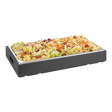 Pujadas Black MDF Buffet Platter / Serving Tray | GN 1/1 | 53.9 x 33.5 x H7.7 cm 1