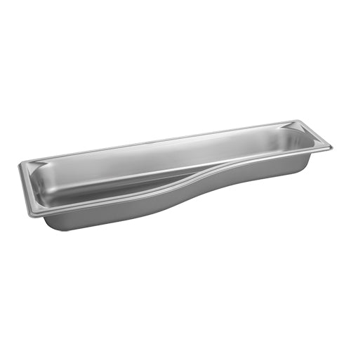 Stainless Steel GN 2/4 Gastronorm Pan, 65 mm | Vollrath Wild Shape | Side Model | 3.5 L | 53 x 16.2 cm 1