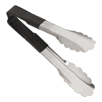 Serving Tongs | Vollrath | Stainless Steel with Black Plastic Handle | 15 cm 1