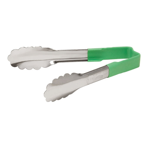 Green Serving Tong | Vollrath | Stainless Steel with Plastic Handle | 24 cm 1