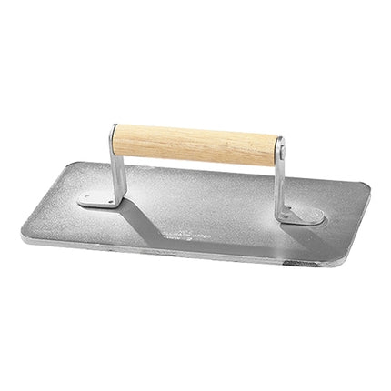 Vollrath Cast Aluminium Griddle Press with Wooden Handle | 22.9 x 11.4 x H6 cm 1