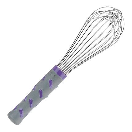 Vollrath Stainless Steel Whisk with Anti-Slip Plastic Handle | 11 Wires | 25.5 cm 1