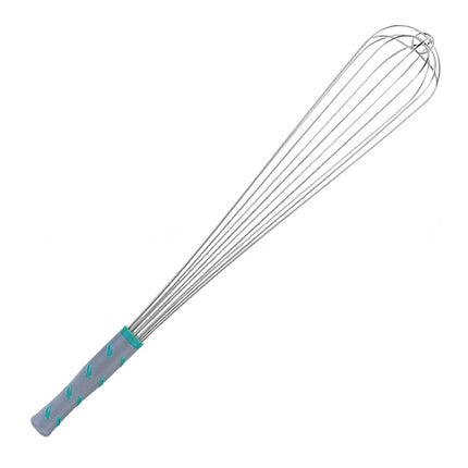 Vollrath 18/8 Stainless Steel Whisk | 6 Wires, Anti-Slip Plastic Handle | 56 cm 1