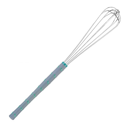 Vollrath 18/8 Stainless Steel Whisk | 6 Wires, Anti-Slip Plastic Handle | 61 cm 1