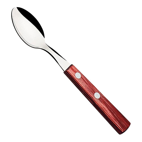 Coffee Spoon | Tramontina | Stainless Steel with Wood Handle | Dishwasher Safe | 15 cm 1