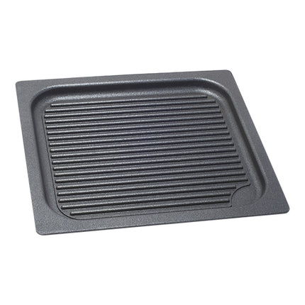 Nonstick Cast Aluminium GN 2/3 Grill Plate | Risoli | 35.5 x 32.5 x H2.5 cm 1