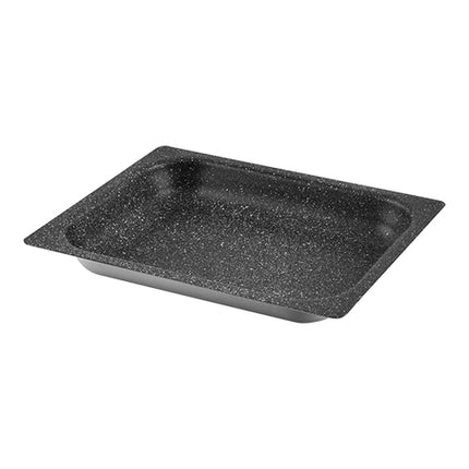 Risoli GN 1/2 Nonstick Aluminium Oven Tray | Flat Edge | 32.5 x 26.5 x H4 cm 1