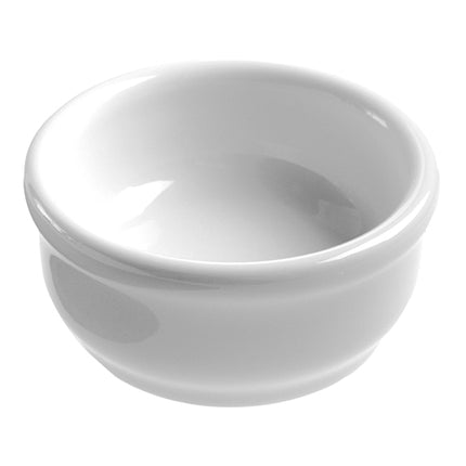 Revol White Porcelain Butter Pot | Round | Ø5.8 x H3 cm | 0.030 L 1