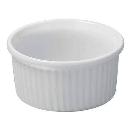 Revol White Porcelain Ramekin | Round Soufflé Mold | Ø9.4 x H4.3 cm | 0.170 L 1