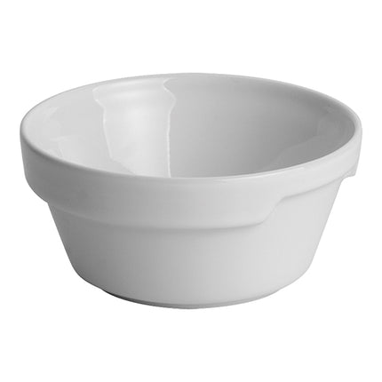 Revol White Porcelain Ramekin | Round Soufflé Mold | Ø9.5 x H4.5 cm | 0.150 L 1