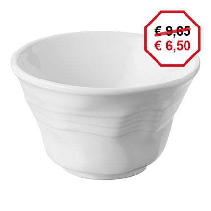 Revol White Porcelain Serving Dish | Round Oven-Safe Stackable | Ø11.5 x H7 cm | 0.250 L 1