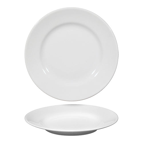 White Porcelain Round Plate | EMGA | Dishwasher Safe | Ø26.5 cm 1