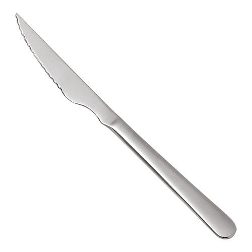 Steak Knife | EMGA | Stainless Steel One-Piece Design | Micro-Serrated Blade | 23 cm 1