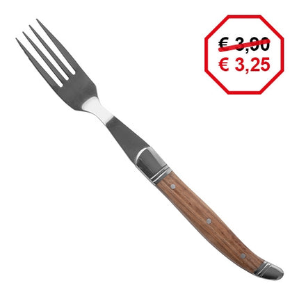 Steak Fork with Wooden Handle | ProSup | Stainless Steel | 20 cm 1