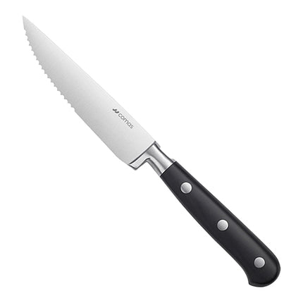 Comas HQ Stainless Steel Steak Knife with Black Pakka Wood Handle | Serrated Blade | Dishwasher Safe | 25.8 cm 1