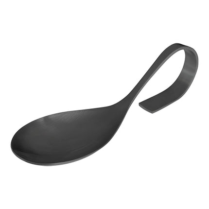 Black Stainless Steel 18/0 Party Spoon | Comas Bcn Satin | 13.2 cm 1