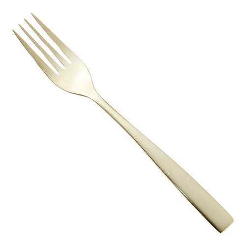 Dessert Fork, Stainless Steel 18/0 Champagne | Comas Bcn Satin | 18.5 cm 1