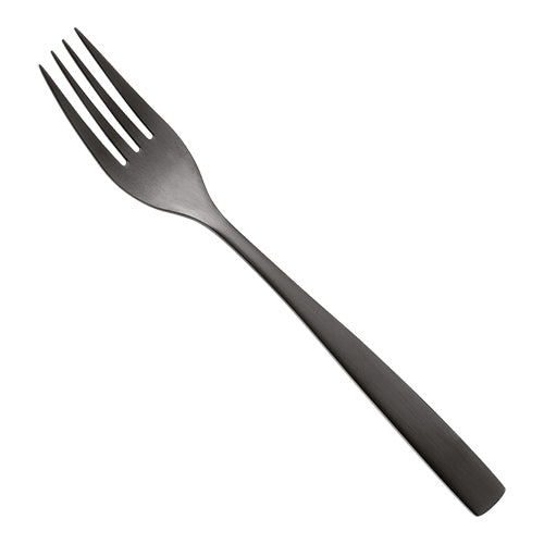 Table Fork, Black Satin Stainless Steel 18/0 | Comas Bcn Satin | 20 cm 1