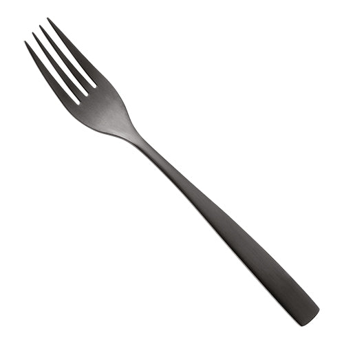 Dessert Fork, Black Satin Stainless Steel 18/0 | Comas Bcn Satin | 18.5 cm 1