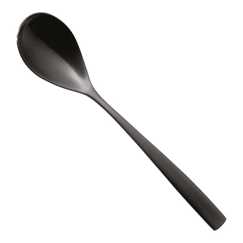 Dessert Spoon Black Satin Finish | Comas Bcn Satin | Stainless Steel 18/0 | 18.3 cm 1
