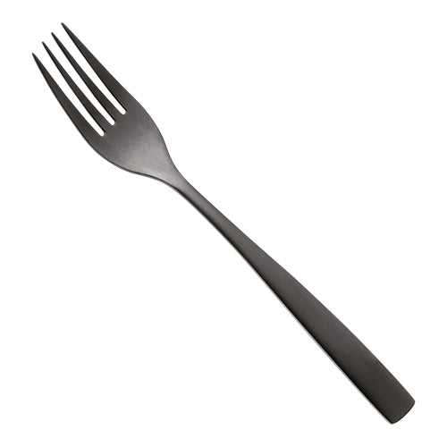Black Satin Cake Fork | Comas Bcn Satin | 18/0 Stainless Steel | 14 cm 1