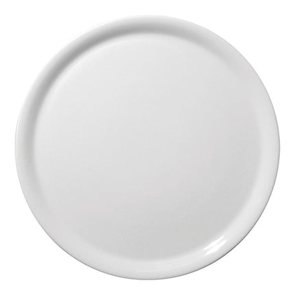 White Porcelain Pizza Plate | Saturnia Napoli | Round, Microwave & Dishwasher Safe | Ø33 cm 1