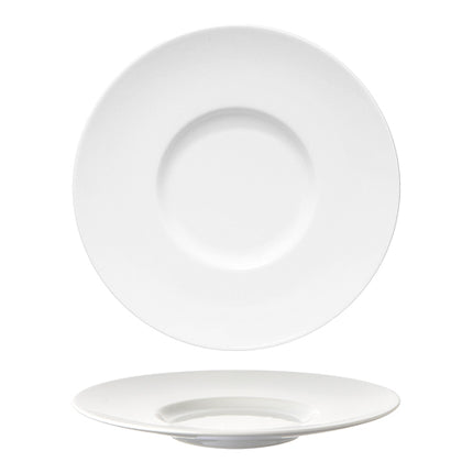 White Porcelain Round Plate | Saturnia Napoli | Ø31 cm 1