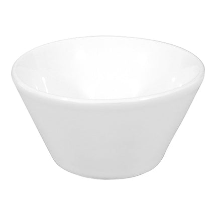 White Porcelain Serving Dish Ø9 cm | Saturnia Napoli | Round, Stackable 1