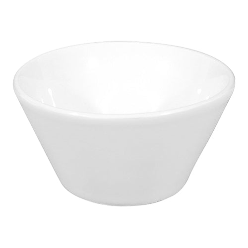 White Porcelain Serving Dish Ø9 cm | Saturnia Napoli | Round, Stackable 1