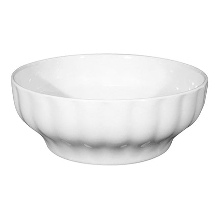 White Porcelain Serving Dish | Saturnia Napoli | Round | Ø17 x H6 cm 1