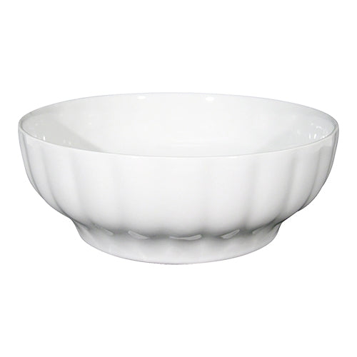White Porcelain Serving Dish | Saturnia Napoli | Round | Ø23 x H8.7 cm 1