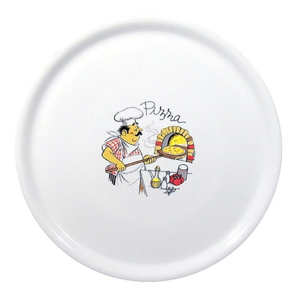 Round Porcelain Plate | Saturnia Napoli | Decor | Ø33 cm 1