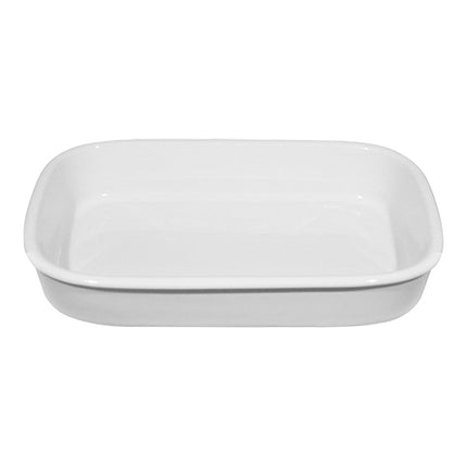 Oven-Safe White Porcelain Rectangular Gratin Dish | Saturnia Forno | 19 x 12 x H4 cm 1