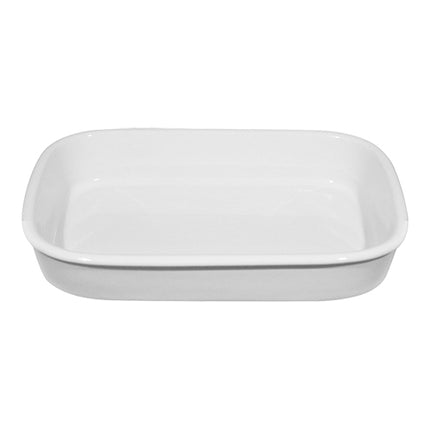 Rectangular Porcelain Gratin Dish | Saturnia Forno | White | 22 x 14 x H4.5 cm 1