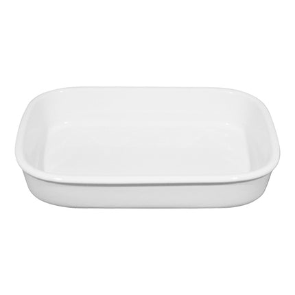 Rectangular Porcelain Gratin Dish | Saturnia Forno | White | 32 x 22 x H5.5 cm 1