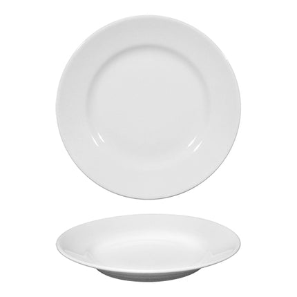 Round Porcelain Dinner Plate | Saturnia Tivoli | White | Ø23.5 x H3 cm 1