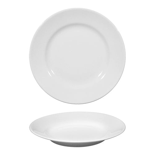 Round Porcelain Dinner Plate | Saturnia Tivoli | White | Ø23.5 x H3 cm 1