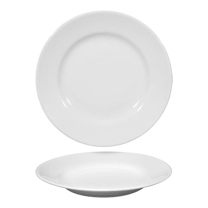 Round Porcelain Plate | Saturnia Tivoli | White | Ø26 x H3 cm 1