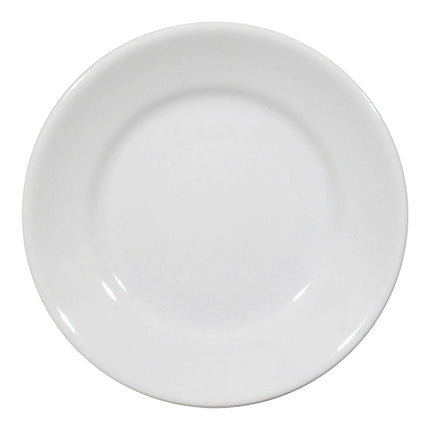 Porcelain Dessert Plate Ø20 cm | Saturnia Tivoli | White Round, Stackable 1