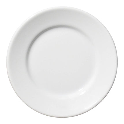 Porcelain Plate Ø17 cm | Saturnia Tivoli | White Round, Stackable 1