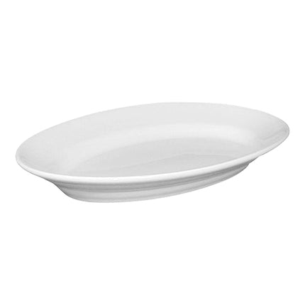 Oval Porcelain Serving Dish | Saturnia Tivoli | White | 28 x 18.8 x H4 cm 1