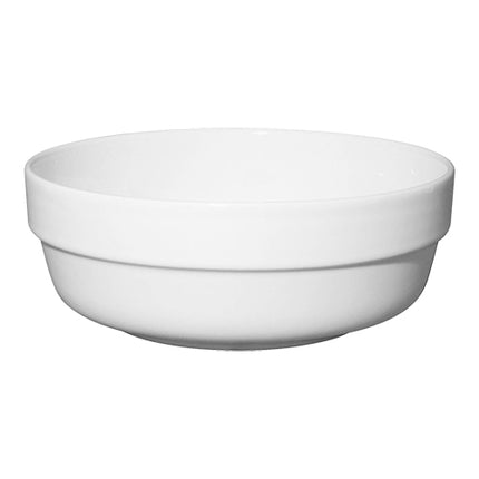 Round Porcelain Serving Dish | Saturnia Roma | White | Ø21 x H8 cm 1