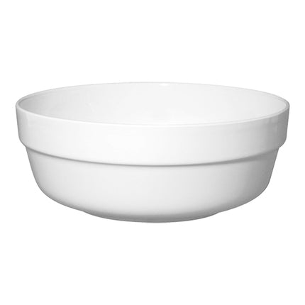 Round Porcelain Serving Dish | Saturnia Roma | White | Ø24 x H9 cm 1