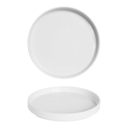 Round Porcelain Plate | Saturnia Oslo | White | Ø28 cm 1