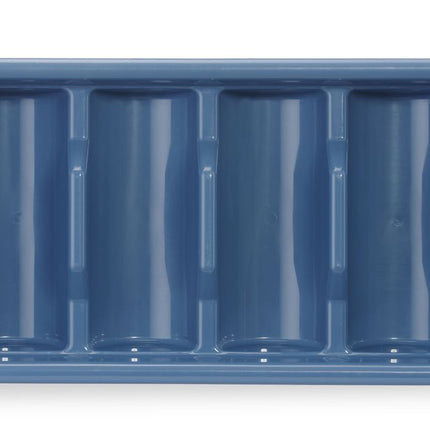 Set jedilnega pribora s pladnjem, HENDI, moder, 525 x 300 x (V) 95 mm, pravokoten